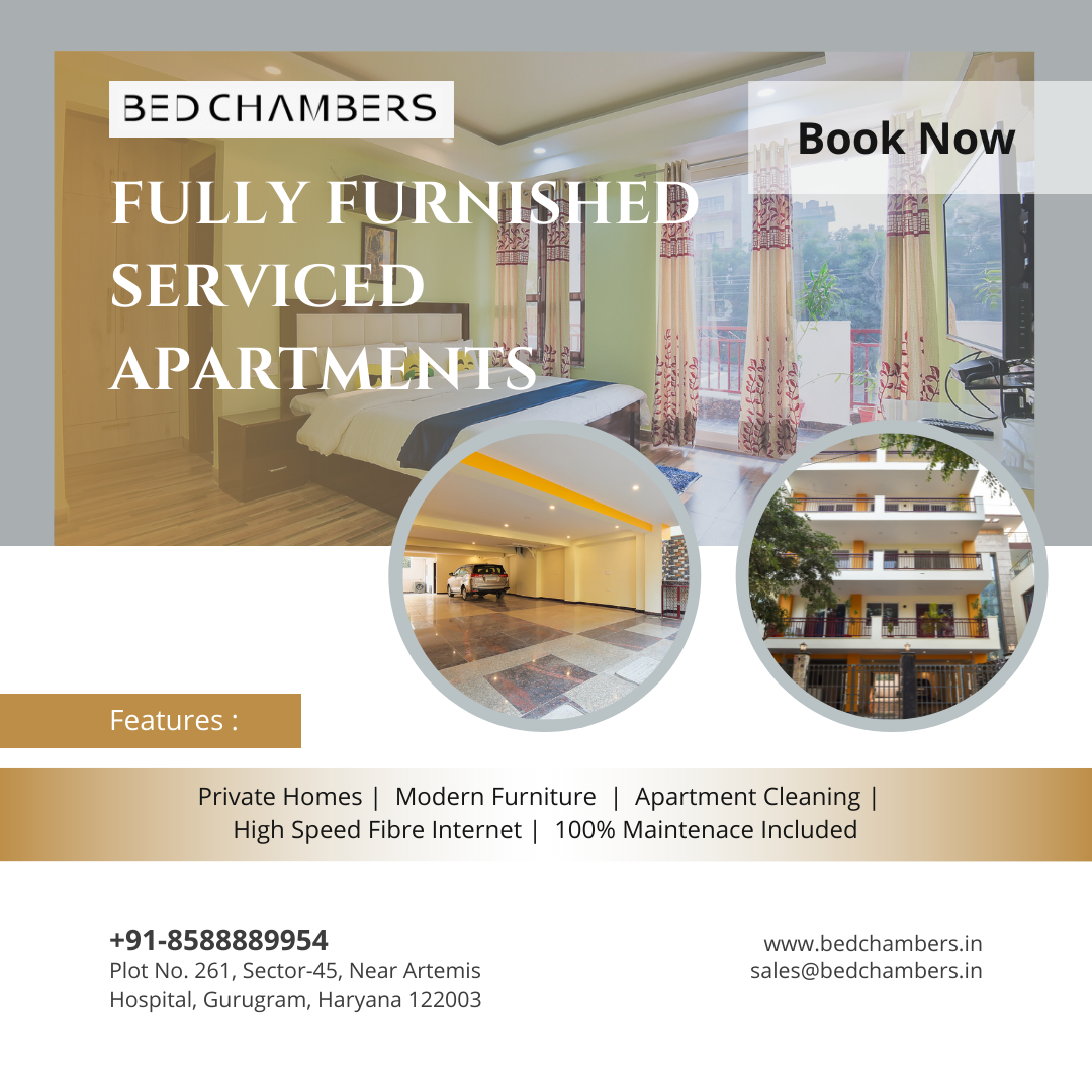 BedChambers Serviced Apartments in Gurgaon